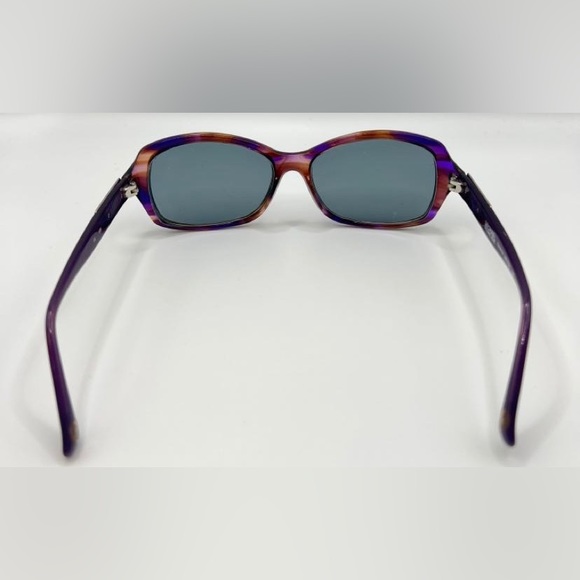 Michael Kors M27455 Brown Purple Oval Sunglasses Frames - Picture 4 of 7